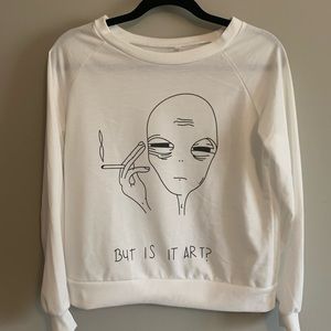 SHEIN Graphic Long Sleeve Shirt, Medium